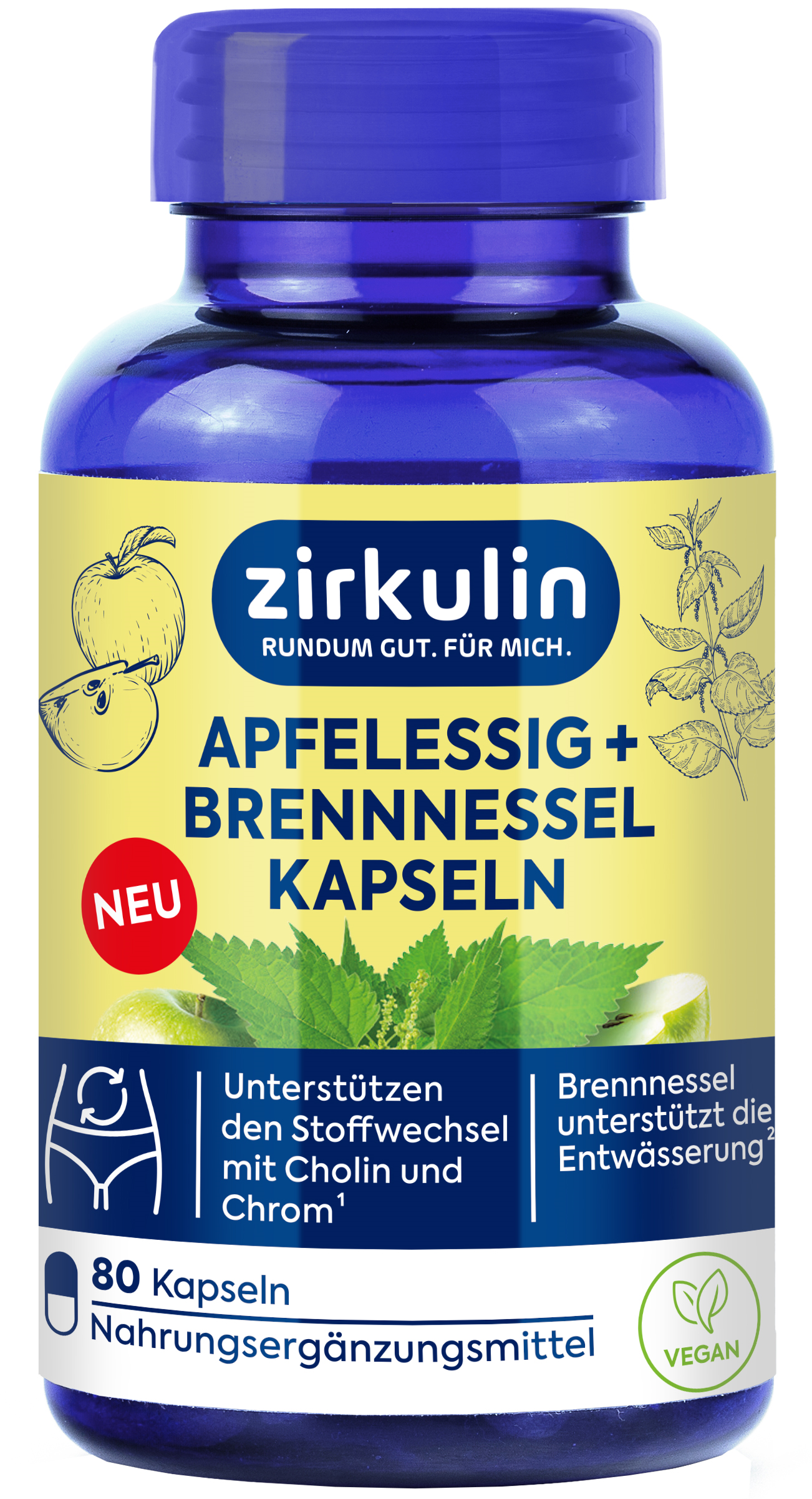brennessel aufbewahren Apfelessig + Brennnessel Kapseln