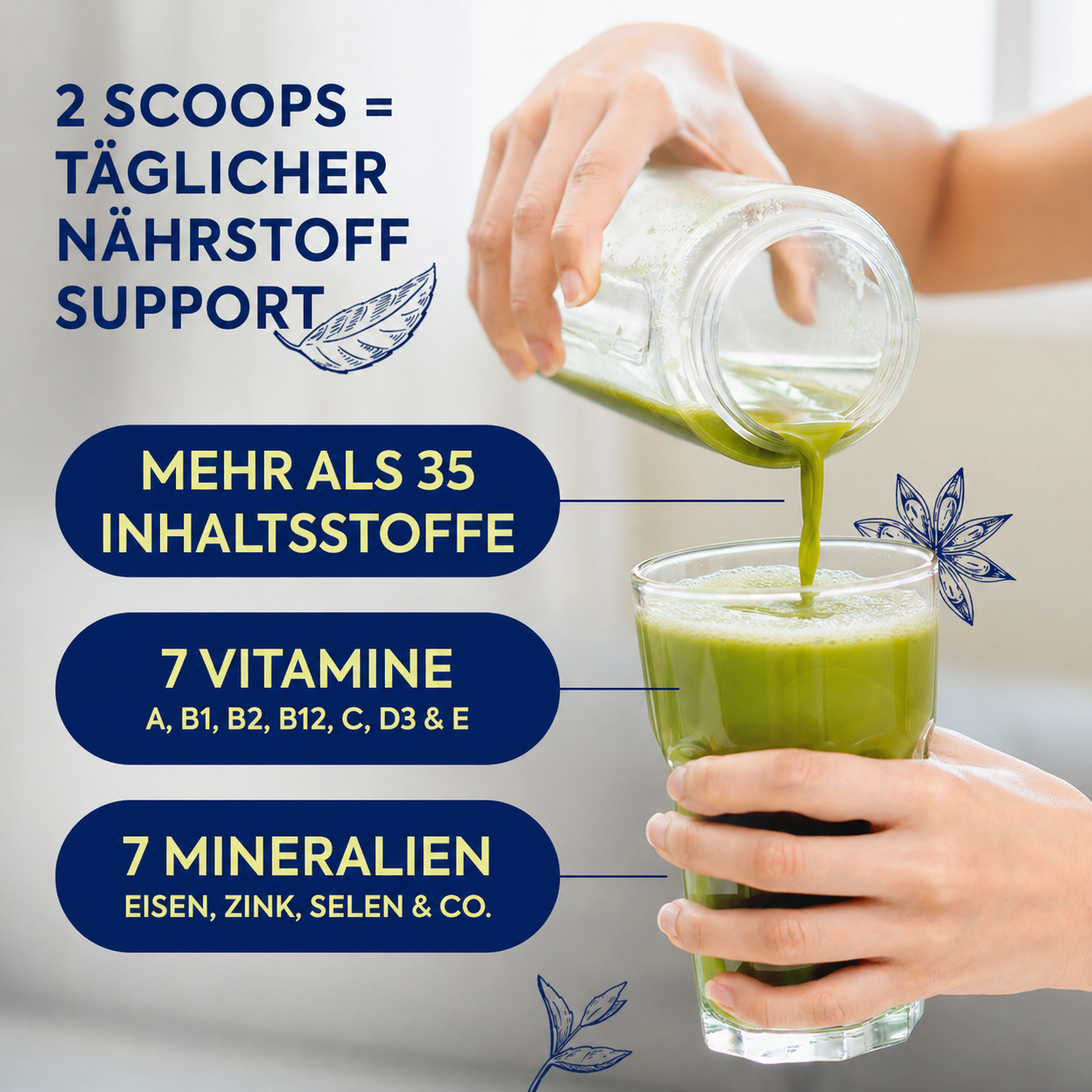Vital Mikronährstoff Super Greens